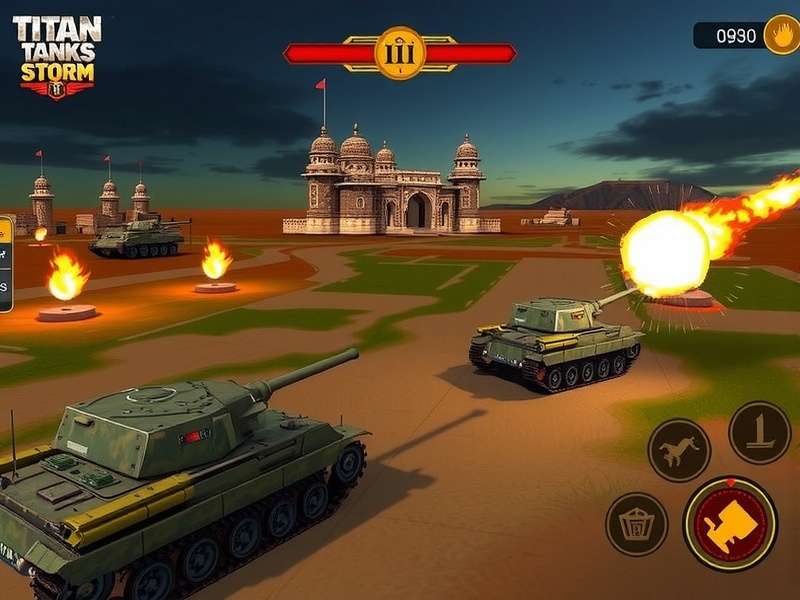 Titan Tanks Satavahana Storm gameplay screenshot